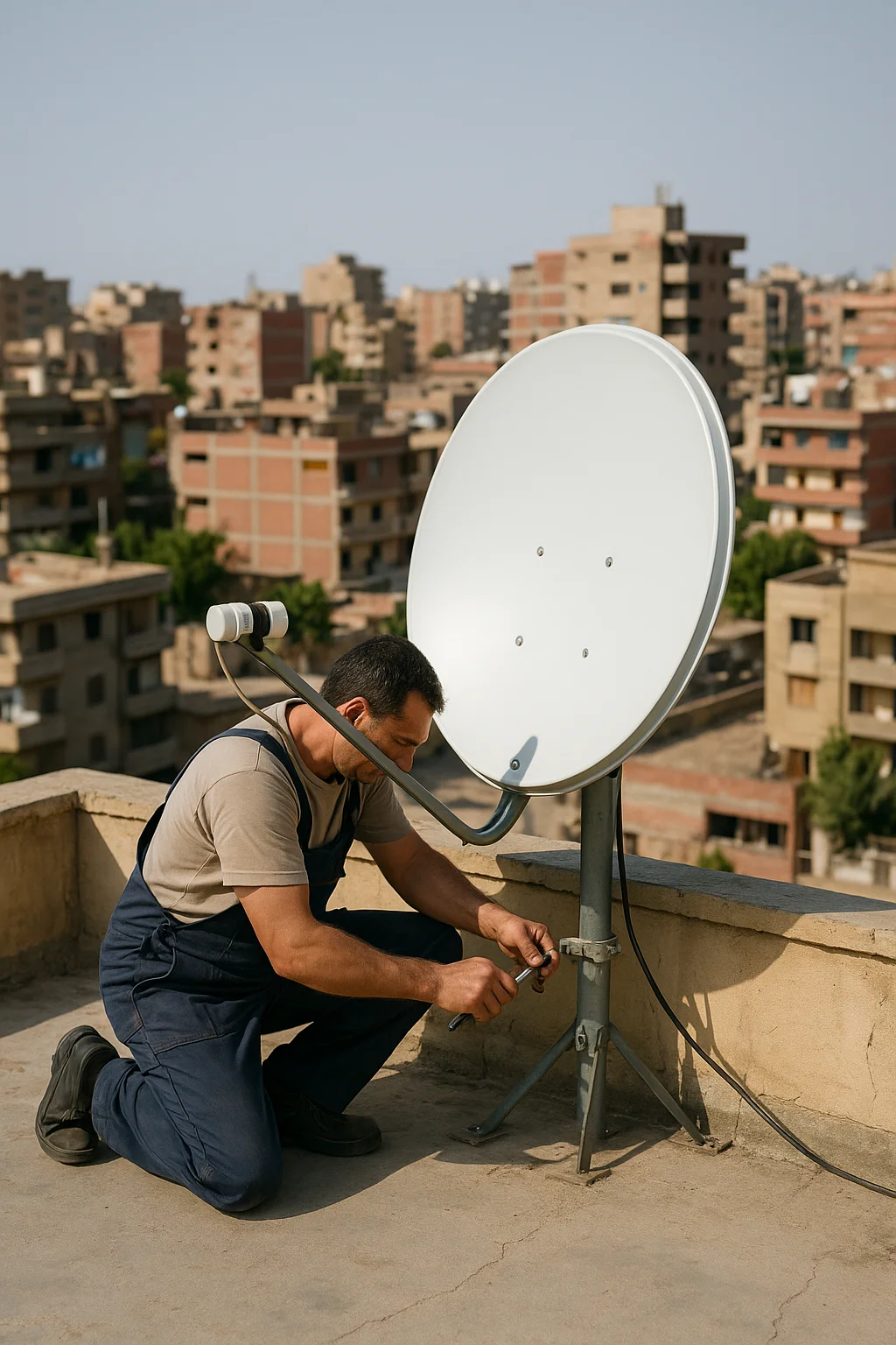 تركيب الدش والريسيفر الإسماعيلية