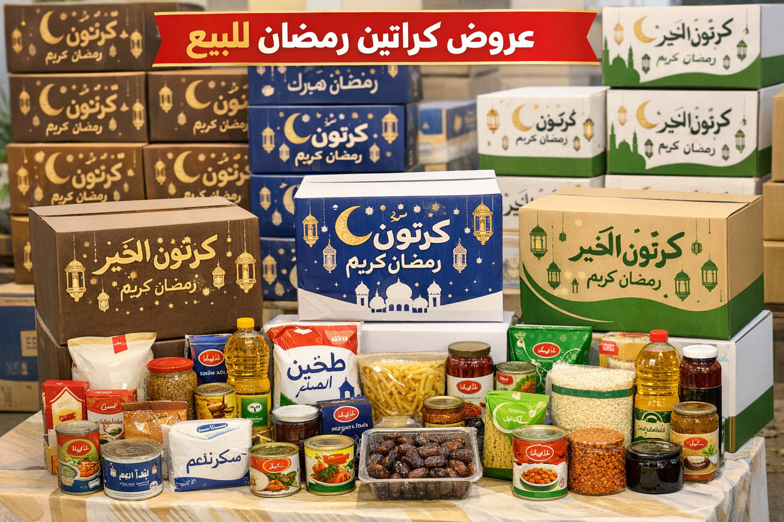 كراتين رمضان للبيع