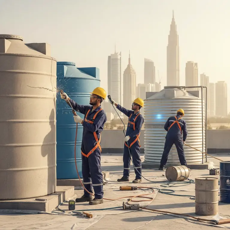 إصلاح وتسريب الخزانات بالرياض