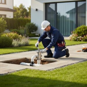 خطوات تركيب رداد مجاري