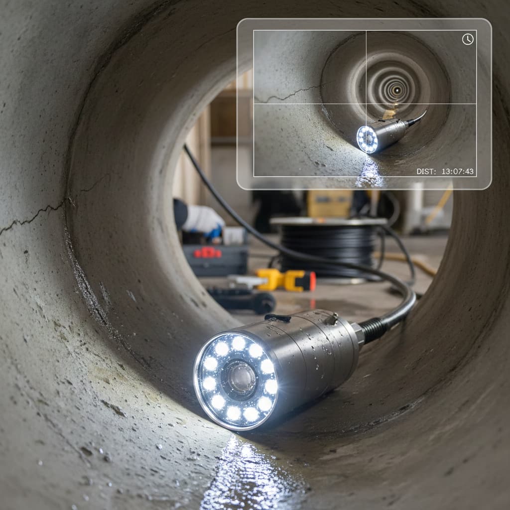 لماذا نلجأ إلى كاميرا المجاري؟