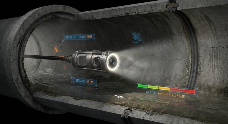 دليل كاميرا تصوير مجاري