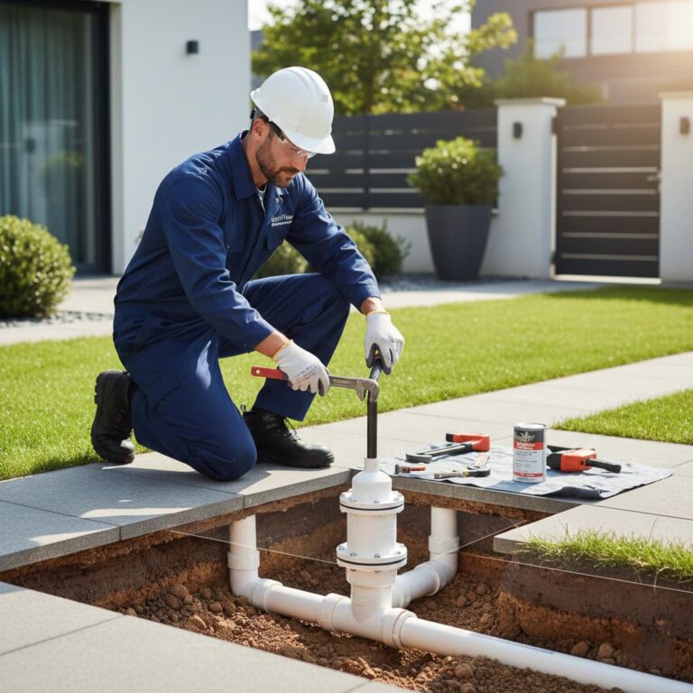 دليل تركيب رداد مجاري