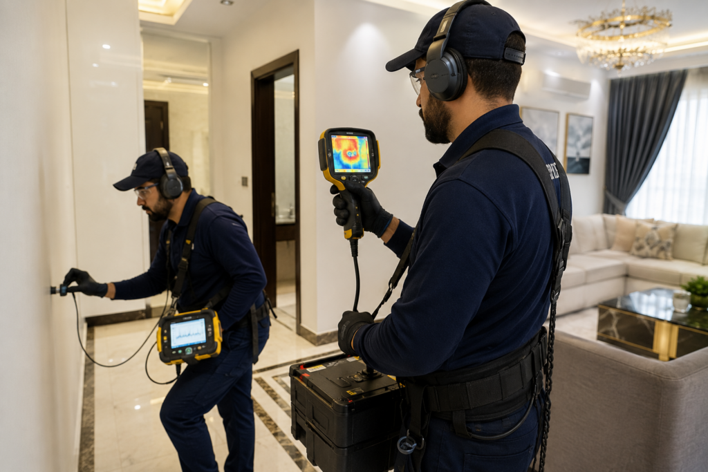 شركة كشف تسربات بدون تكسير معتمدة