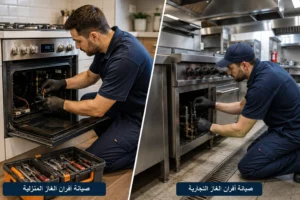 صيانة أفران الغاز المنزلية والتجارية