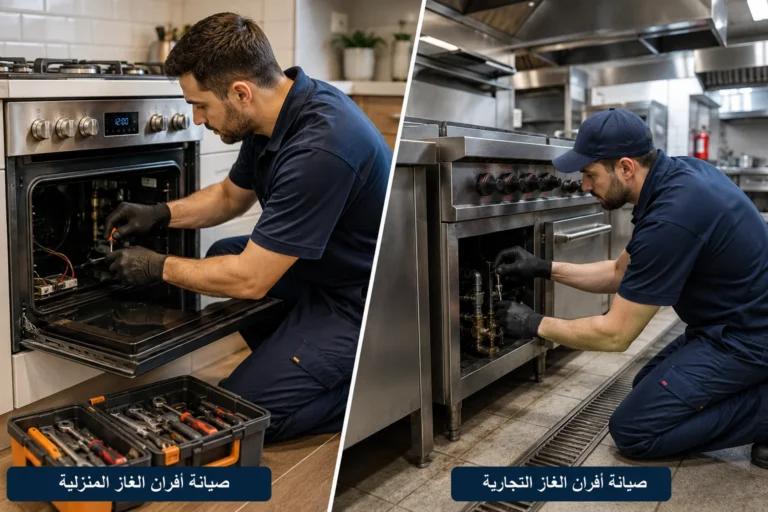 صيانة أفران الغاز المنزلية والتجارية